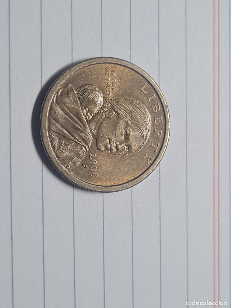 Monedas antiguas de Am&eacute;rica: MONEDA 1 DOLLAR 2000. SACAGAWEA. - Foto 1