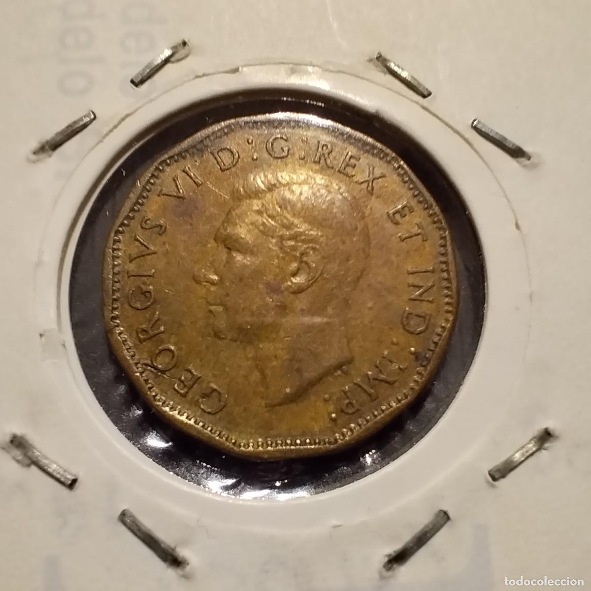 Monedas antiguas de Am&eacute;rica: Moneda 5 cent, Canad&aacute; 1943 - Foto 2