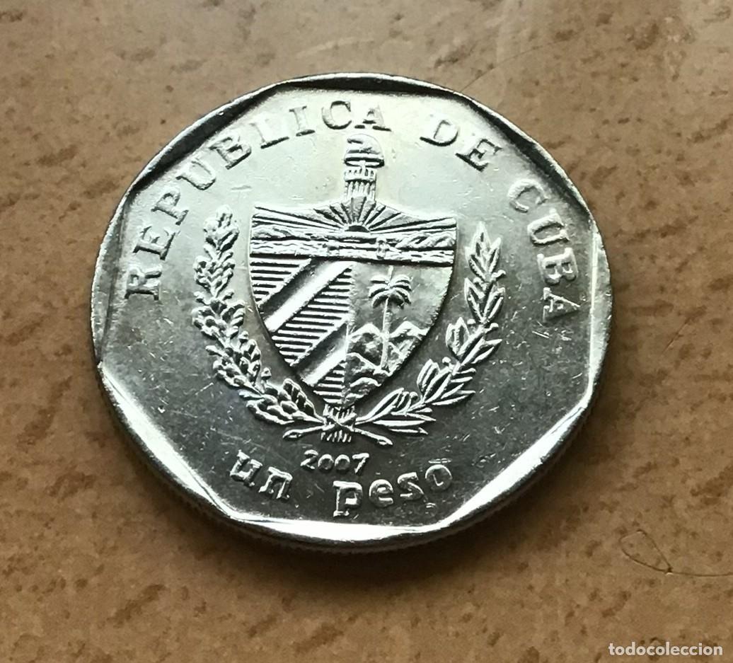 Monedas antiguas de Am&eacute;rica: 1 peso de Cuba. A&ntilde;o 2007 - Foto 2
