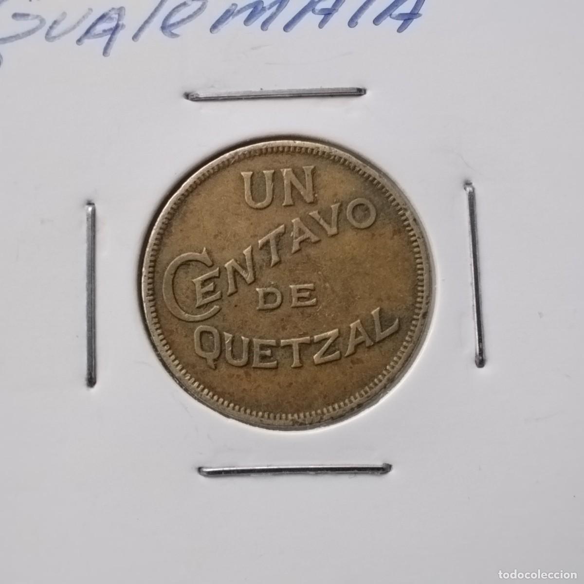 Monedas antiguas de Am&eacute;rica: Moneda 1 centavo, Guatemala 1936 - Foto 2