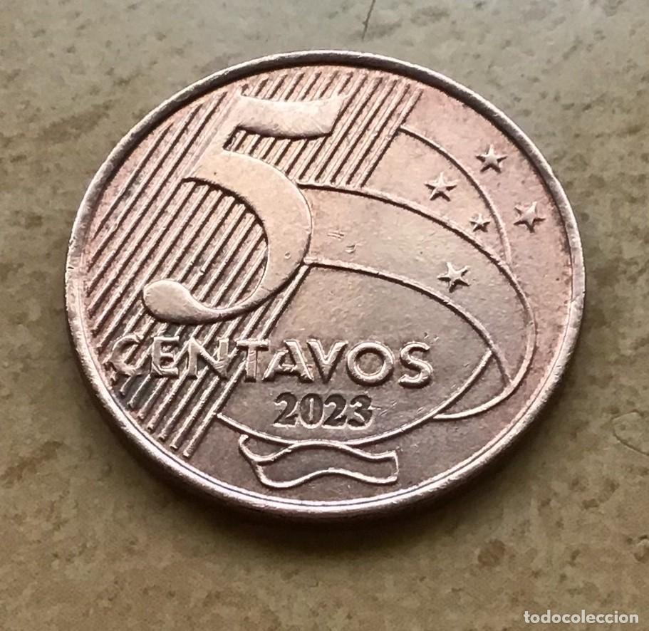 Monedas antiguas de Am&eacute;rica: 5 centavos de Brasil. A&ntilde;o 2023 - Foto 1