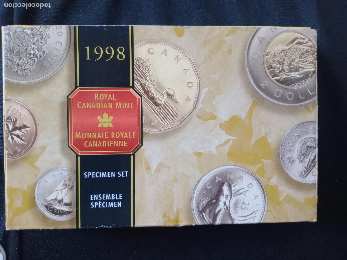 Monedas antiguas de Am&eacute;rica: Canada: 1998 Specimen Coin Set - Foto 2