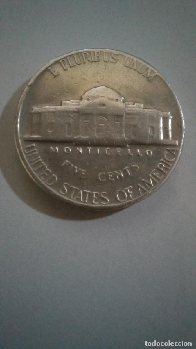 Monedas antiguas de Am&eacute;rica: Moneda de EEUU de 5 centavos, 1970 D - Foto 2