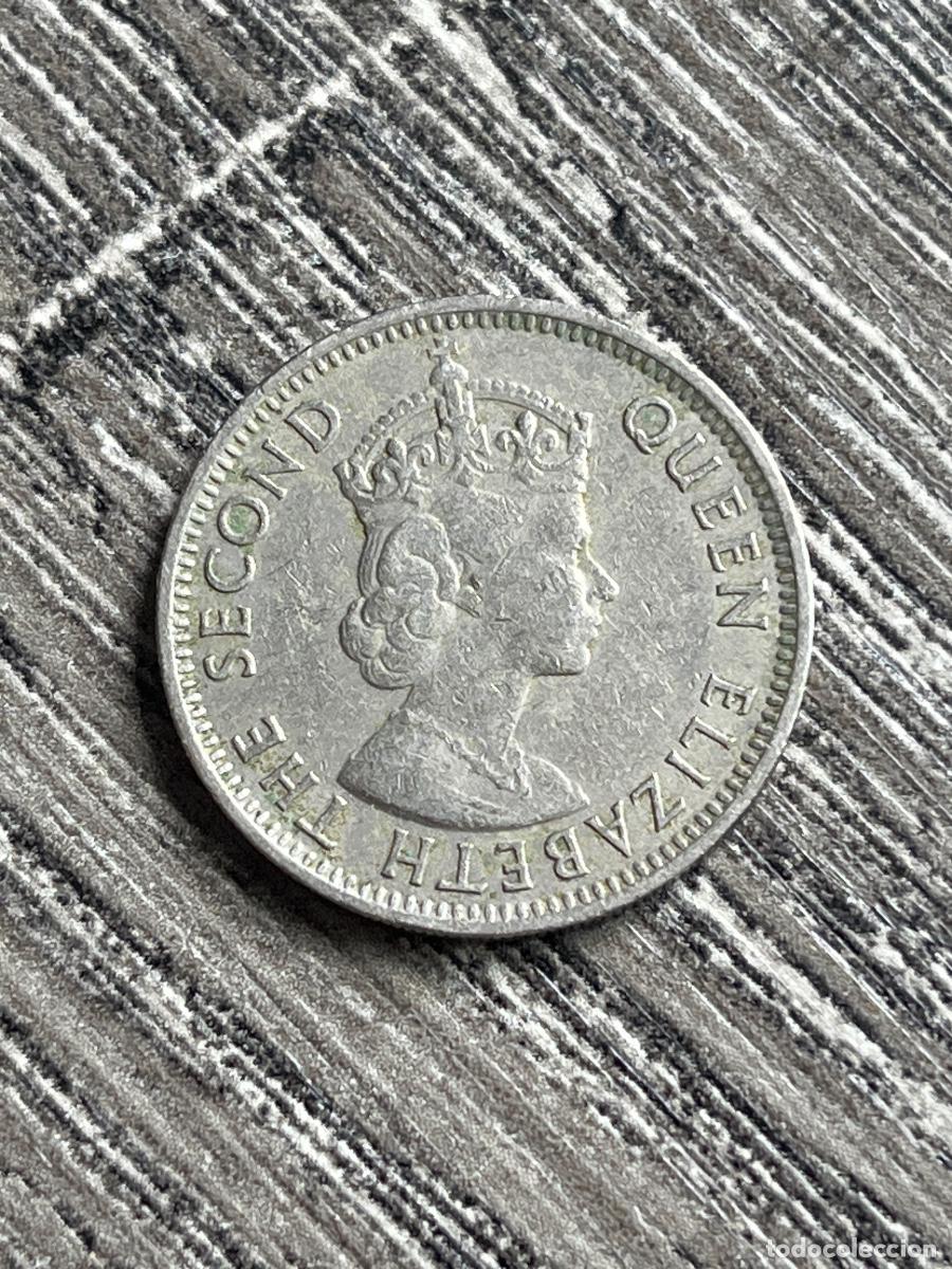 Monedas antiguas de Am&eacute;rica: Moneda 25 c&eacute;ntimos Belice | 1993 - Foto 2