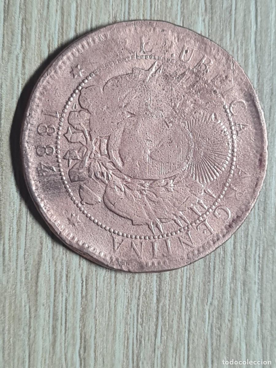 Monedas antiguas de Am&eacute;rica: MONEDA DE DOS CENTAVOS REP. ARGENTINA 1884 - Foto 1