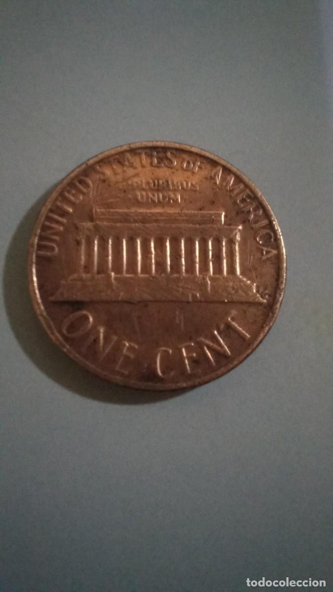 Monedas antiguas de Am&eacute;rica: Moneda de EEUU de 1 centavo, 1980 - Foto 2