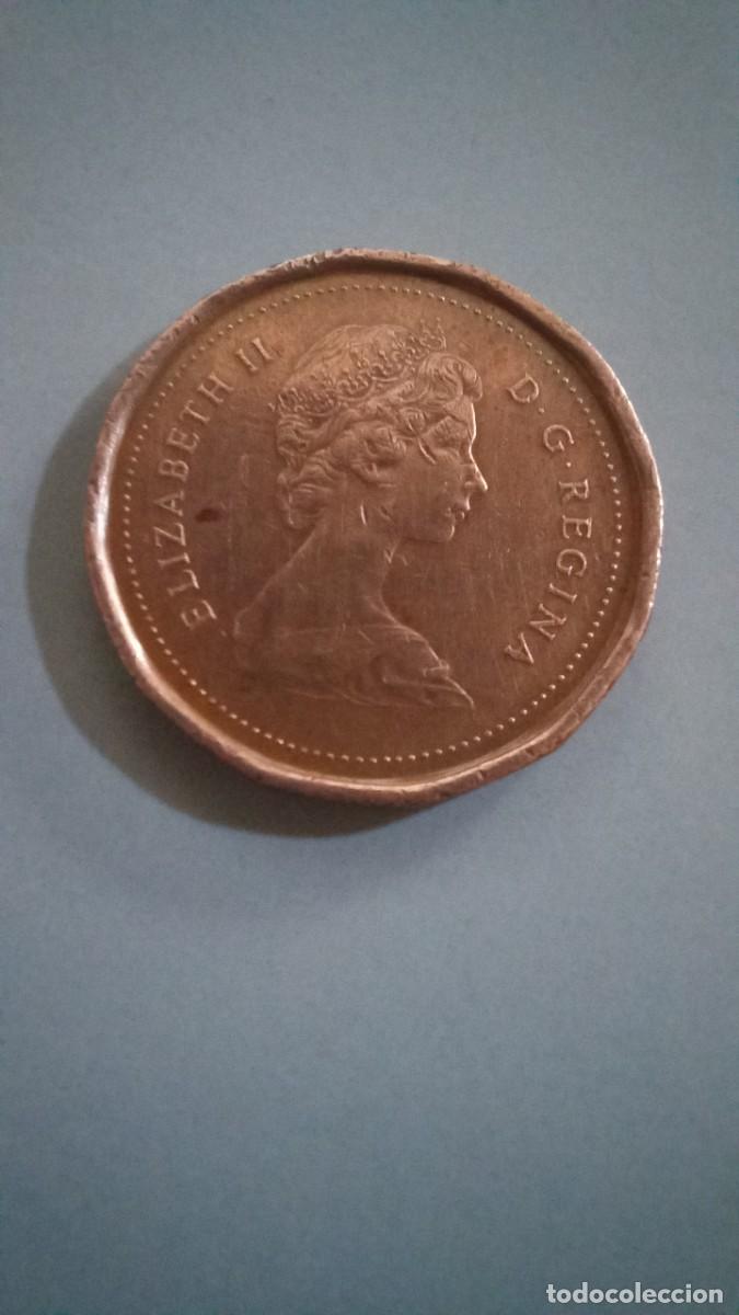 Monedas antiguas de Am&eacute;rica: Moneda de Canada de 1 centavo, primera edicion, 1982 - Foto 1