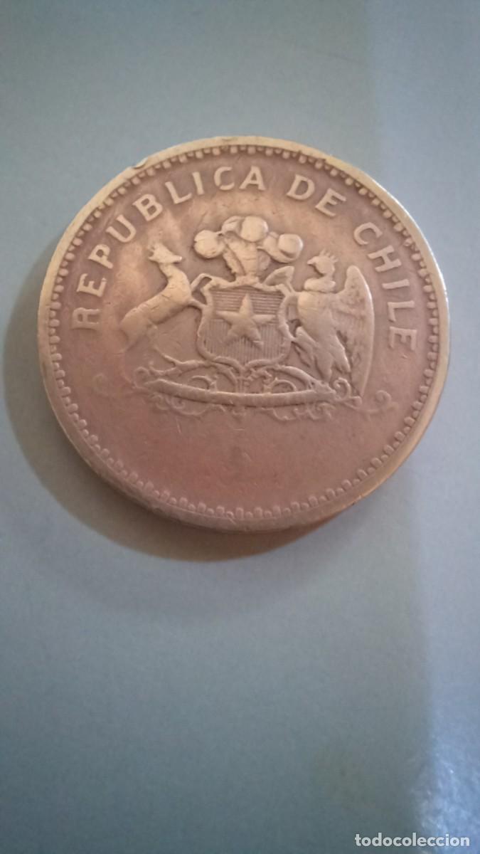 Monedas antiguas de Am&eacute;rica: Moneda de Chile de 100 pesos, 1984 - Foto 2