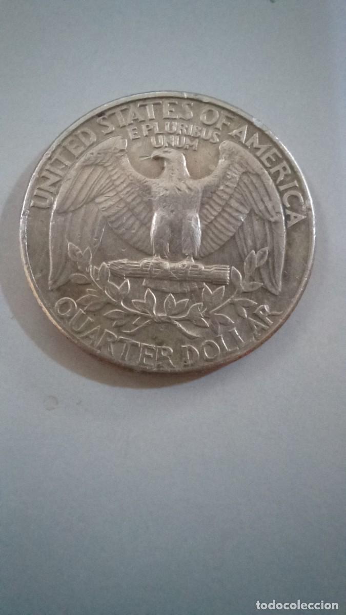 Monedas antiguas de Am&eacute;rica: Moneda de EEUU de 1/4 de dollar, 1991 D - Foto 2