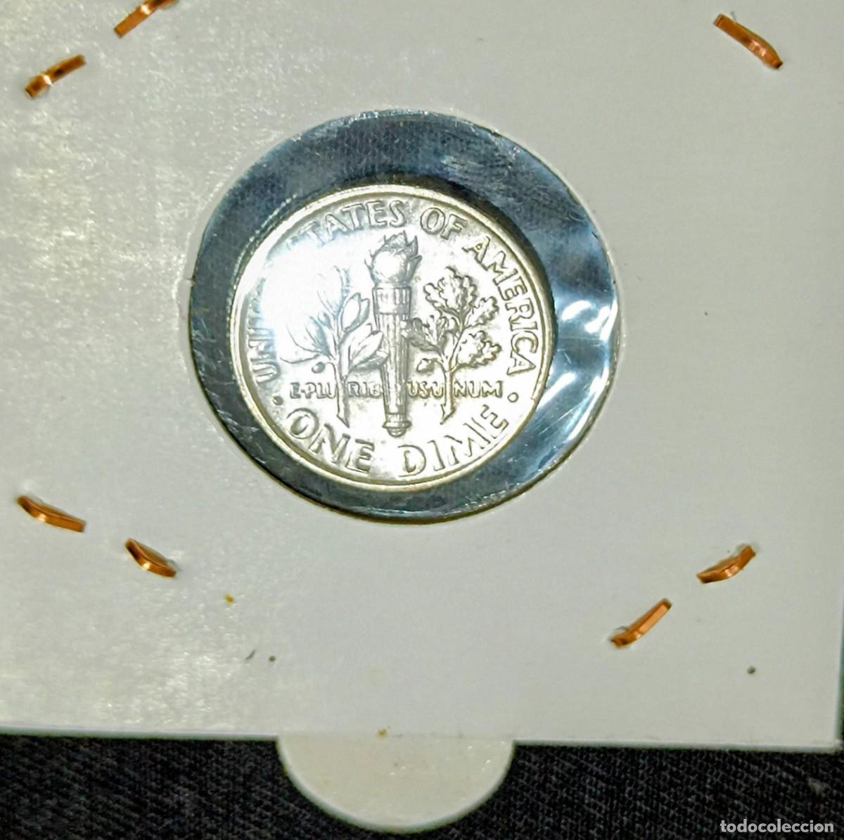 Monedas antiguas de Am&eacute;rica: Moneda one dinem USA. - Foto 3