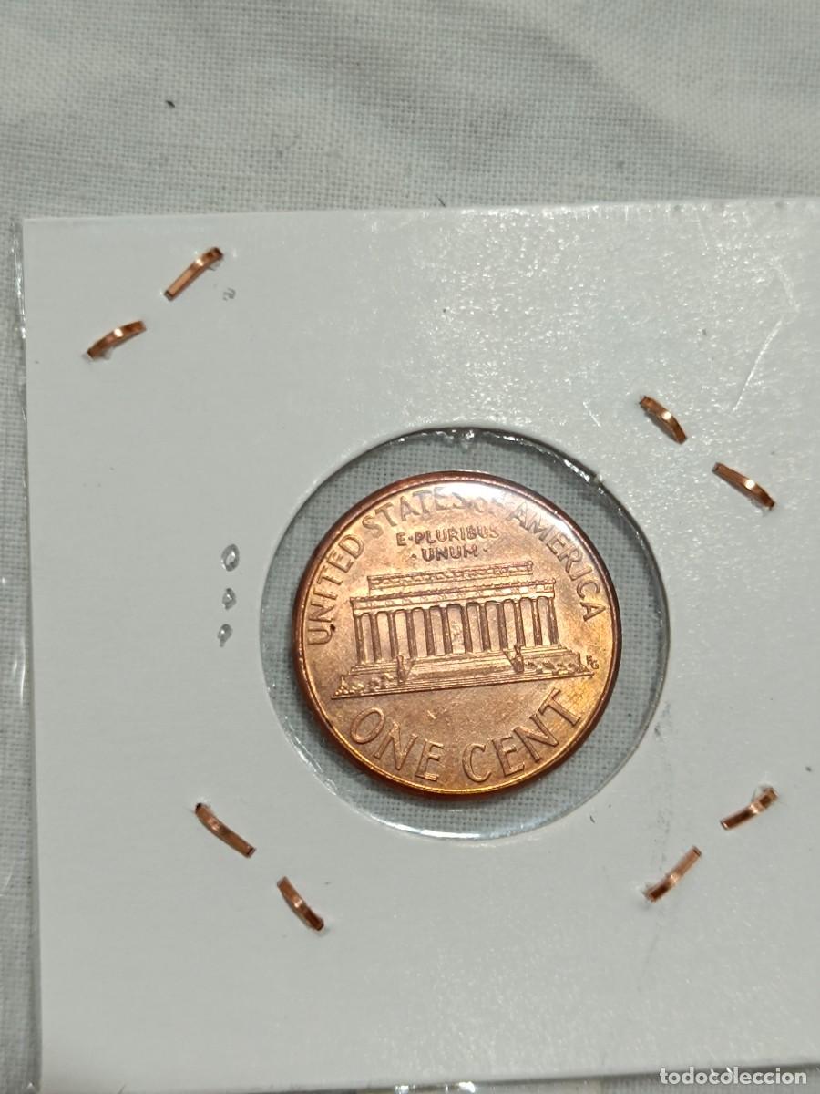 Monedas antiguas de Am&eacute;rica: Moneda one cent de d&oacute;lar USA. - Foto 4