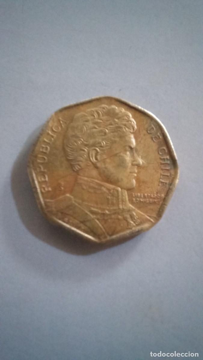 Monedas antiguas de Am&eacute;rica: Moneda de Chile de 5 centavos, 1993 - Foto 2