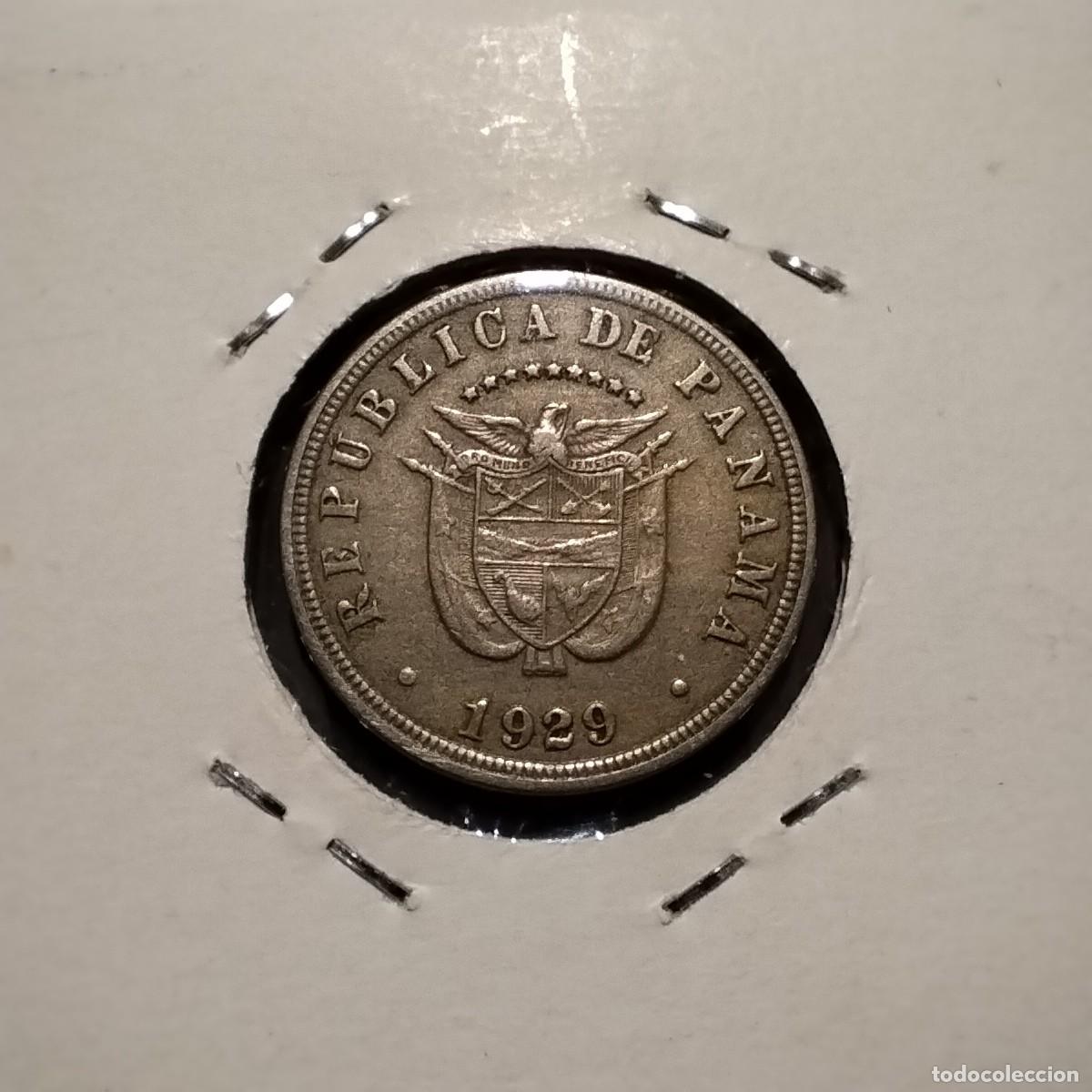 Monedas antiguas de Am&eacute;rica: Moneda 5 centesimos, Panam&aacute; 1929 - Foto 1