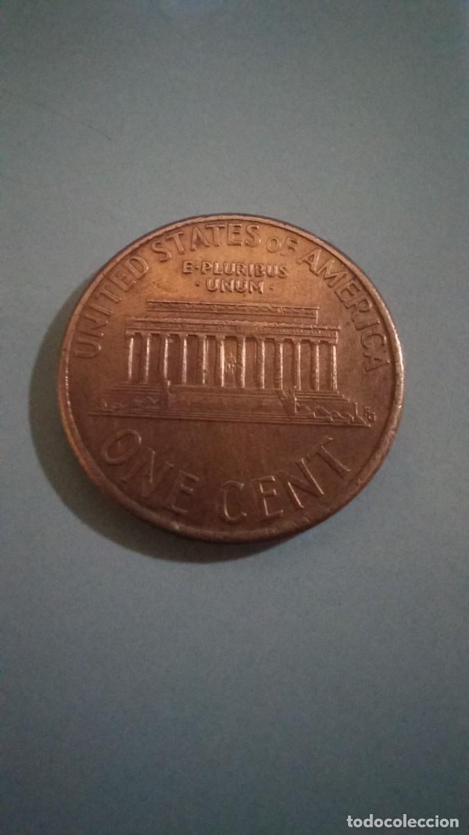 Monedas antiguas de Am&eacute;rica: Moneda de EEUU de 1 centavo, close AM, 1995 - Foto 2