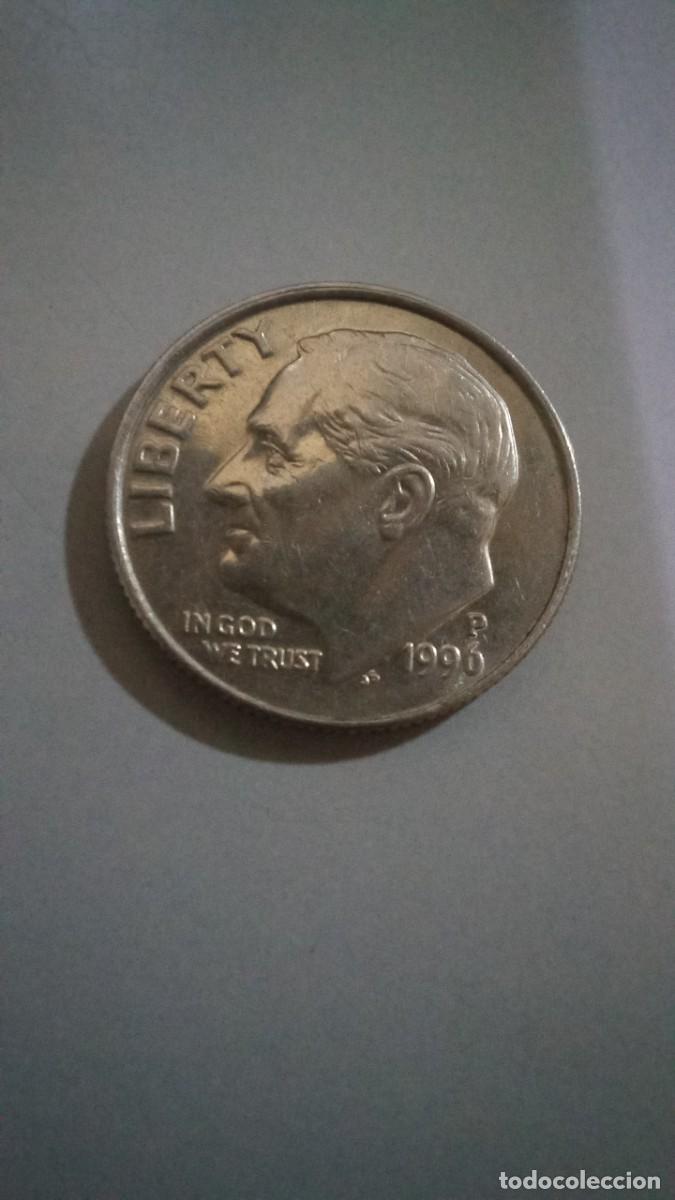 Monedas antiguas de Am&eacute;rica: Moneda de EEUU de 10 dime, 1996 P - Foto 1