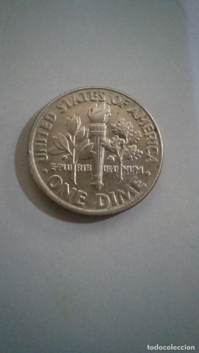 Monedas antiguas de Am&eacute;rica: Moneda de EEUU de 10 dime, 1996 D - Foto 2