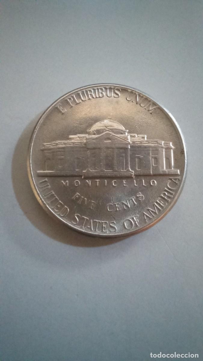 Monedas antiguas de Am&eacute;rica: Moneda de EEUU de 5 centavos, 1997 P - Foto 2