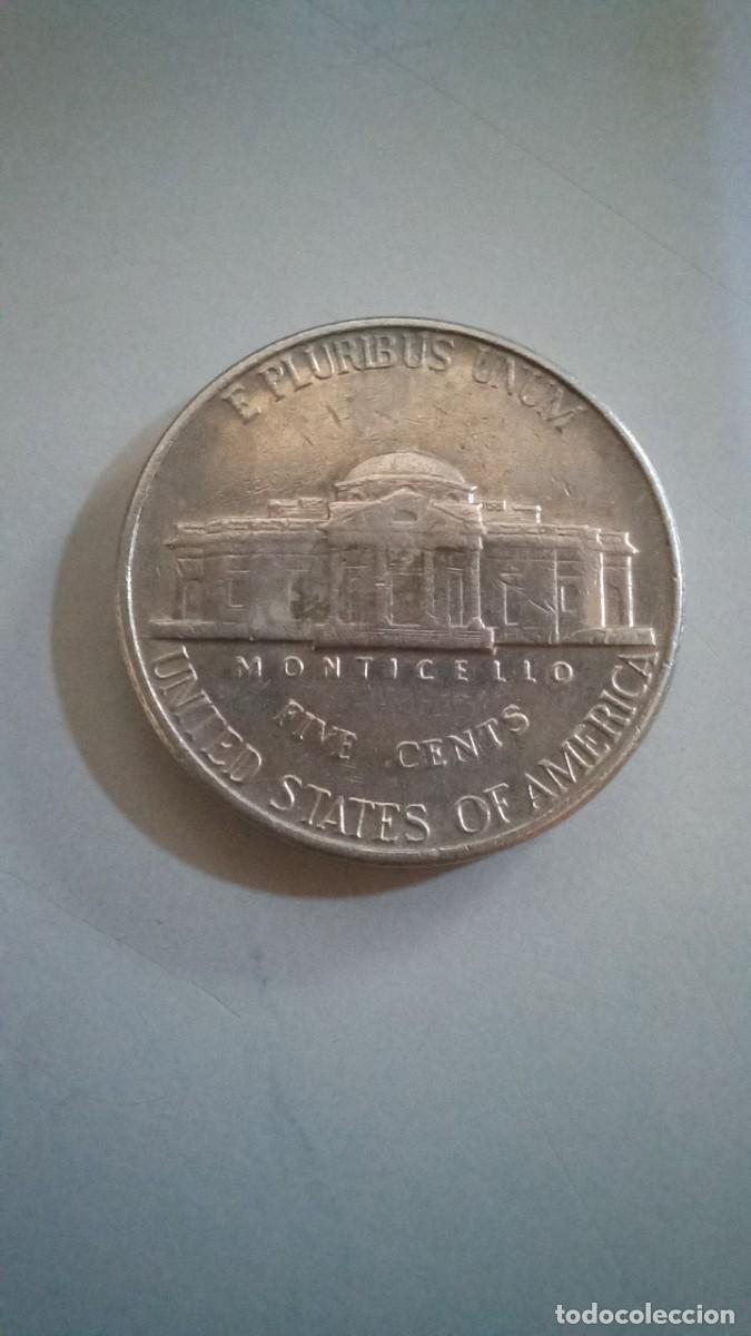 Monedas antiguas de Am&eacute;rica: Moneda de EEUU de 5 centavos, 1997 P - Foto 2