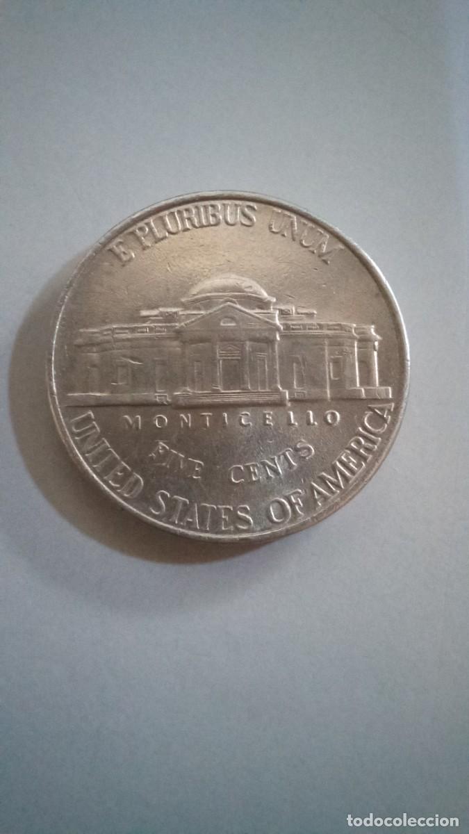 Monedas antiguas de Am&eacute;rica: Moneda de EEUU de 5 centavos, 1998 P - Foto 2