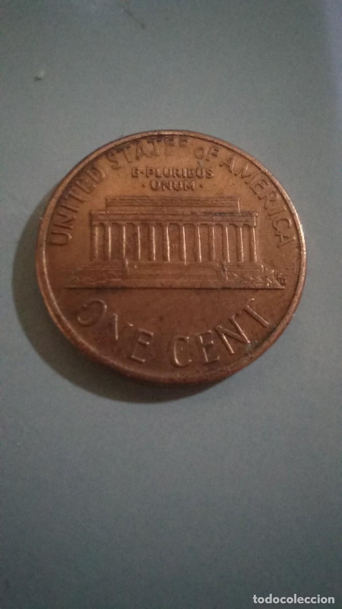 Monedas antiguas de Am&eacute;rica: Moneda de EEUU de 1 centavo, 1991 - Foto 2
