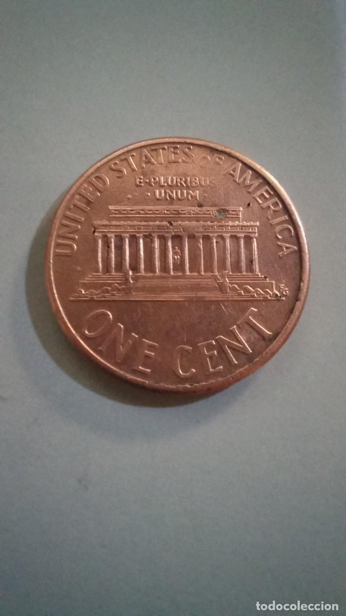 Monedas antiguas de Am&eacute;rica: Moneda de EEUU de 1 centavo, close AM, 1995 - Foto 2
