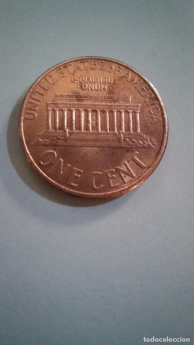Monedas antiguas de Am&eacute;rica: Moneda de EEUU de 1 centavo, close AM, 1998 - Foto 2