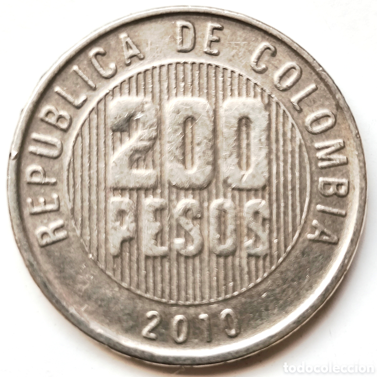 Monedas antiguas de Am&eacute;rica: Colombia, 200 pesos de 2010
