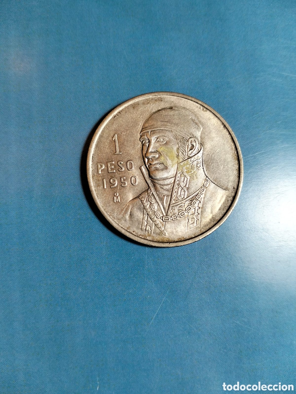 Monedas antiguas de Am&eacute;rica: M&Eacute;XICO 1950 1 PESO. MORELOS. PLATA. SC-.