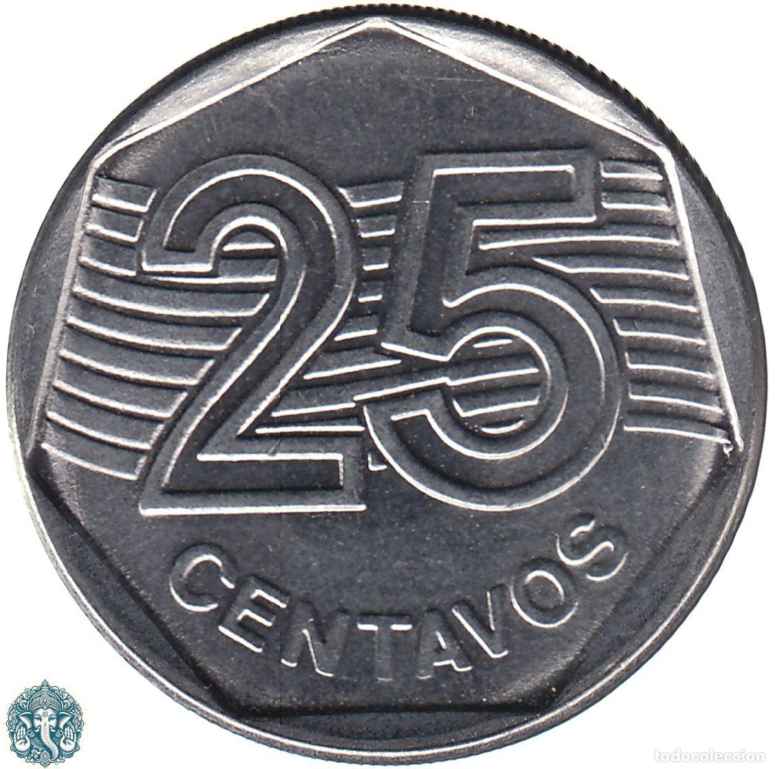 Monedas antiguas de Am&eacute;rica: BRASIL 25 Centavos 1994 KM#634 - Foto 2