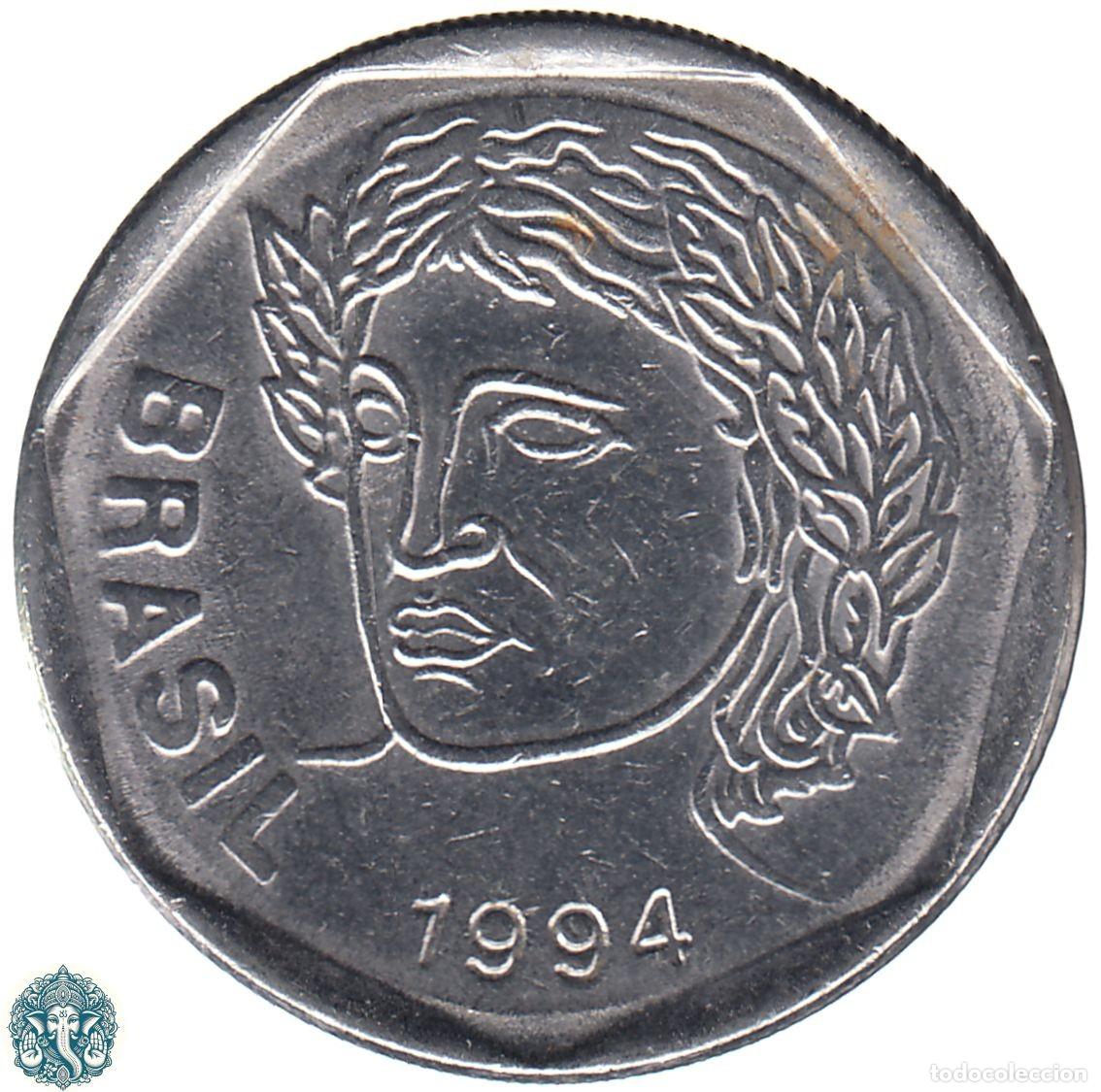 Monedas antiguas de Am&eacute;rica: BRASIL 25 Centavos 1994 KM#634 - Foto 1
