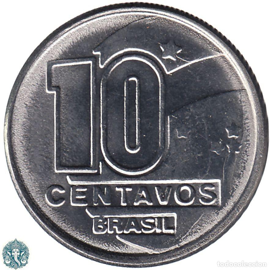 Monedas antiguas de Am&eacute;rica: BRASIL 10 Centavos 1990 KM#613 - Foto 2