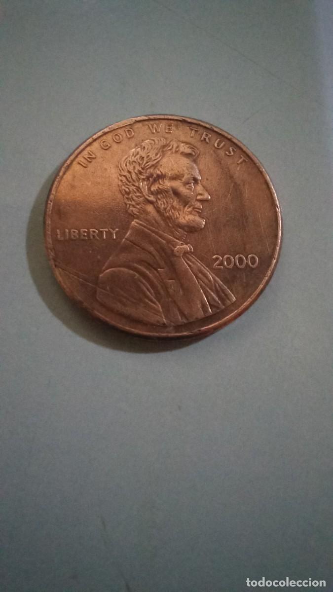 Monedas antiguas de Am&eacute;rica: Moneda de EEUU de 1 centavo, 2000 - Foto 1
