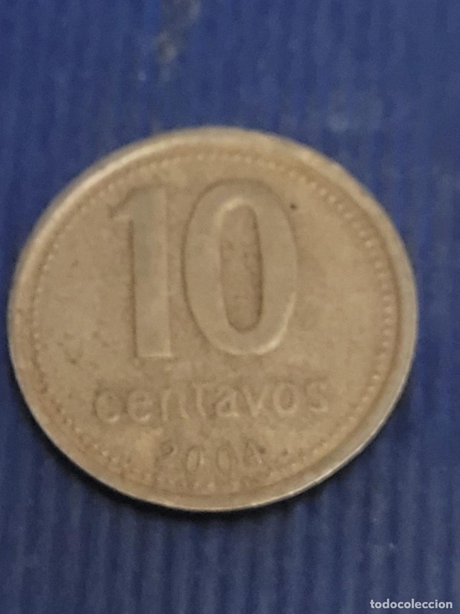 Monedas antiguas de Am&eacute;rica: Moneda 10 centavos 2004 Argentina - Foto 2