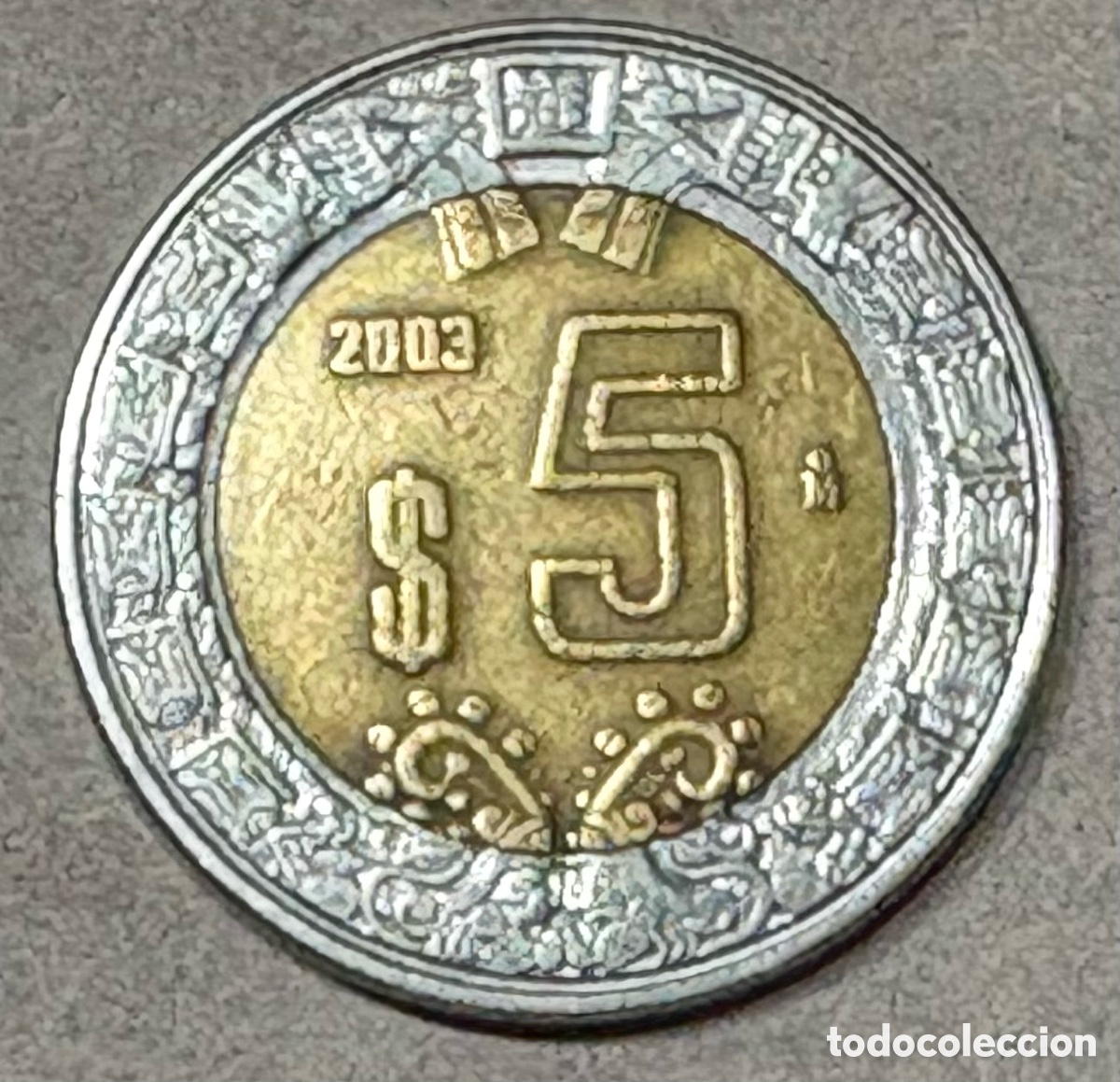 Monedas antiguas de Am&eacute;rica: M&eacute;xico - Moneda 5 pesos 2003 - Foto 1