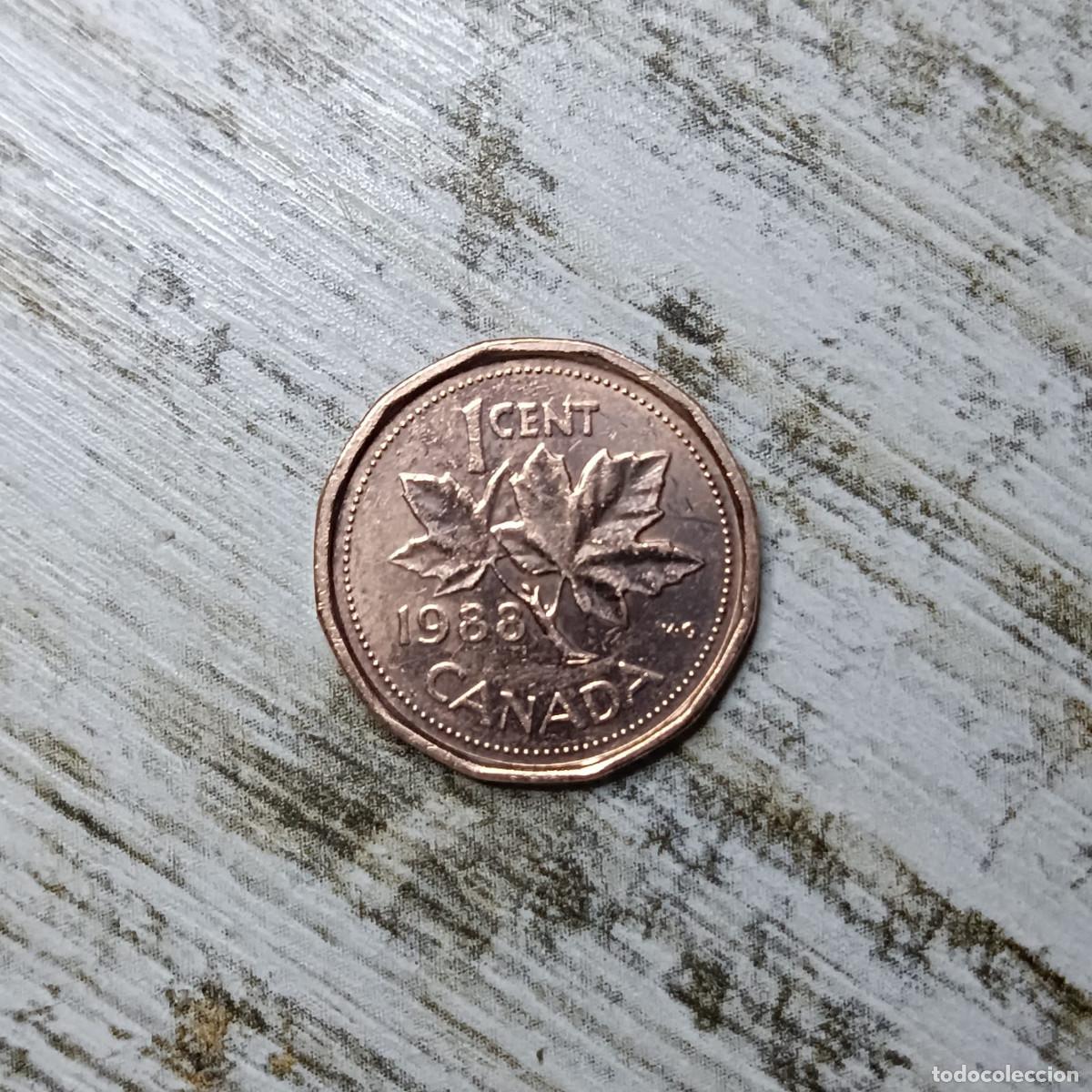 Monedas antiguas de Am&eacute;rica: Canada 1 Centavo 1988 (2892) - Foto 2