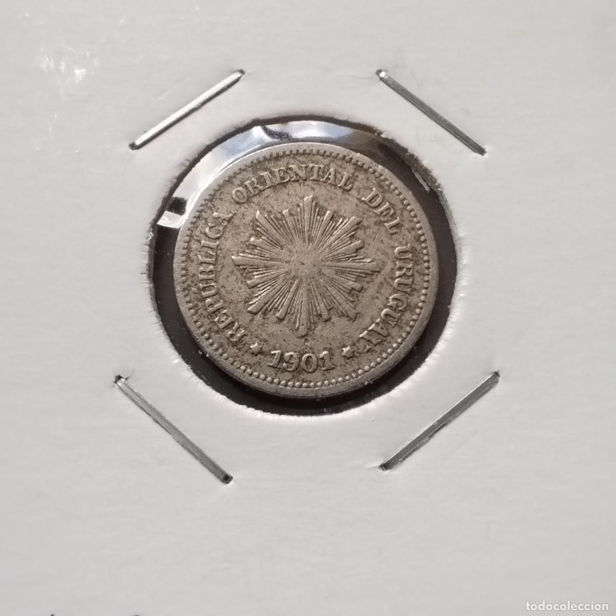Monedas antiguas de Am&eacute;rica: Moneda 1 centesimo, Uruguay 1901 - Foto 1