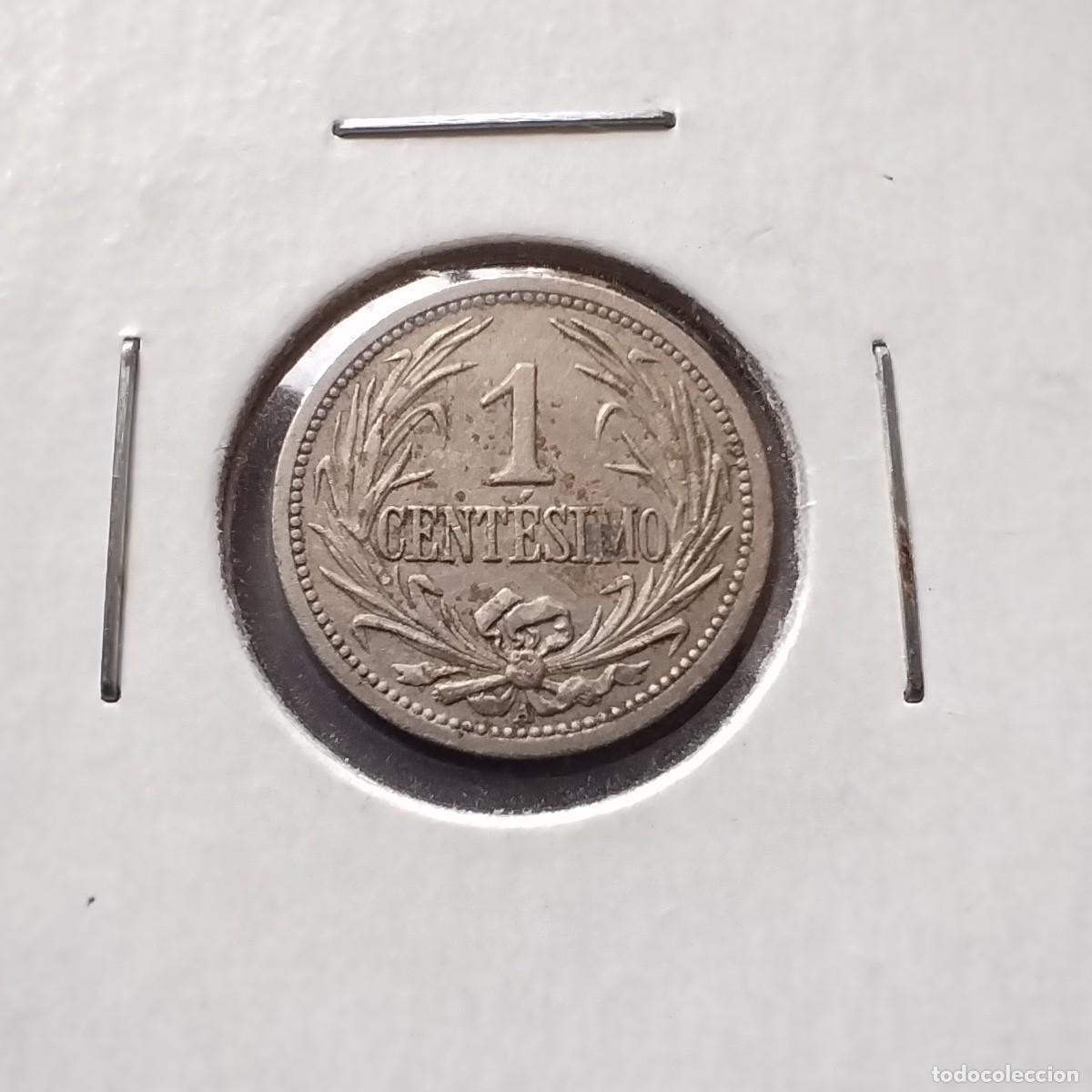 Monedas antiguas de Am&eacute;rica: Moneda 1 centesimo, Uruguay 1901 - Foto 1