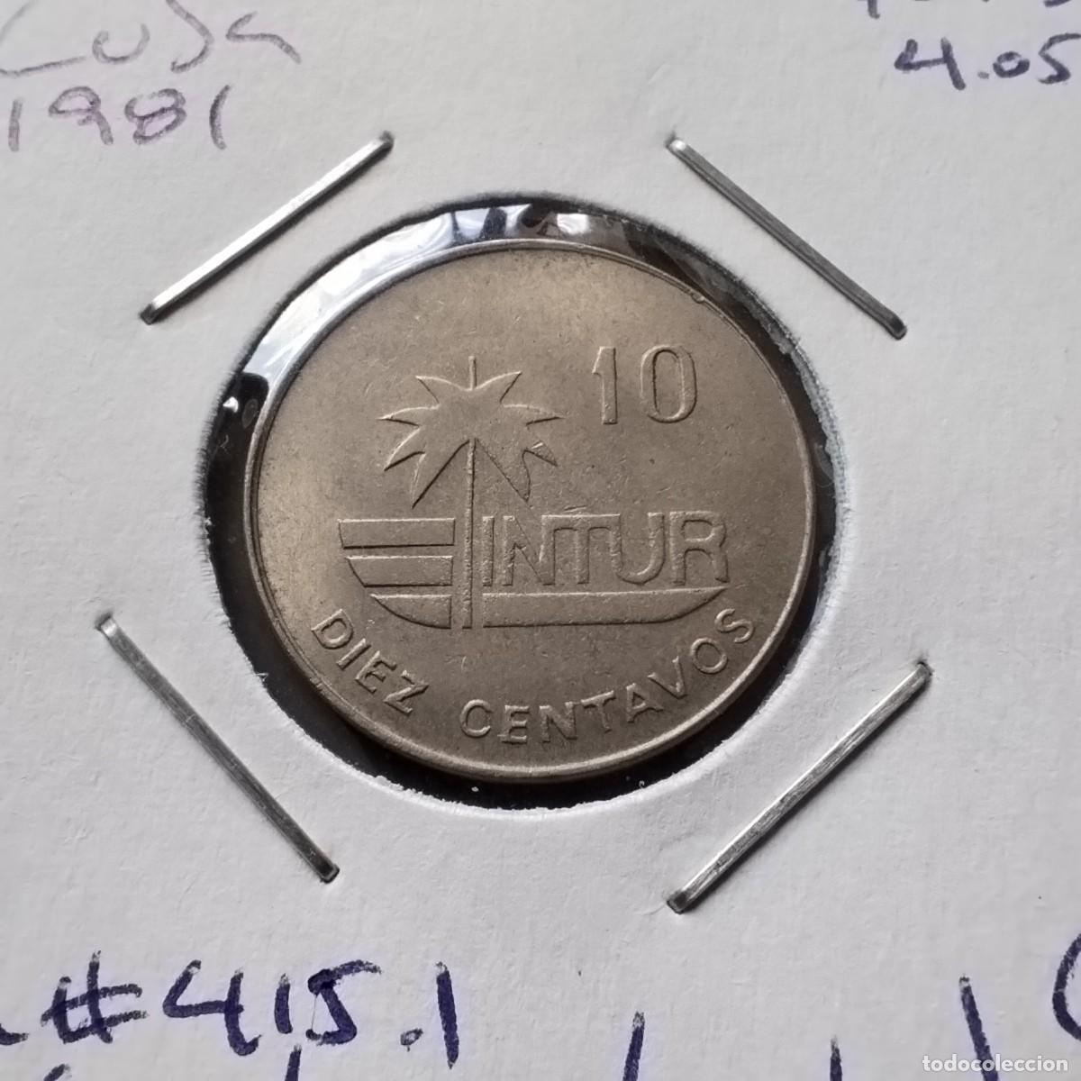 Monedas antiguas de Am&eacute;rica: Moneda 10 centavos ( intur ), Cuba 1981 - Foto 1