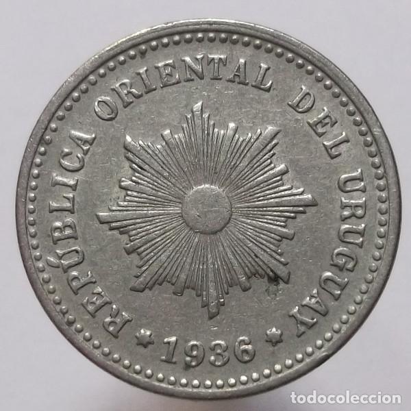 Monedas antiguas de Am&eacute;rica: 1 Centesimo 1936 (Uruguay) - Foto 2