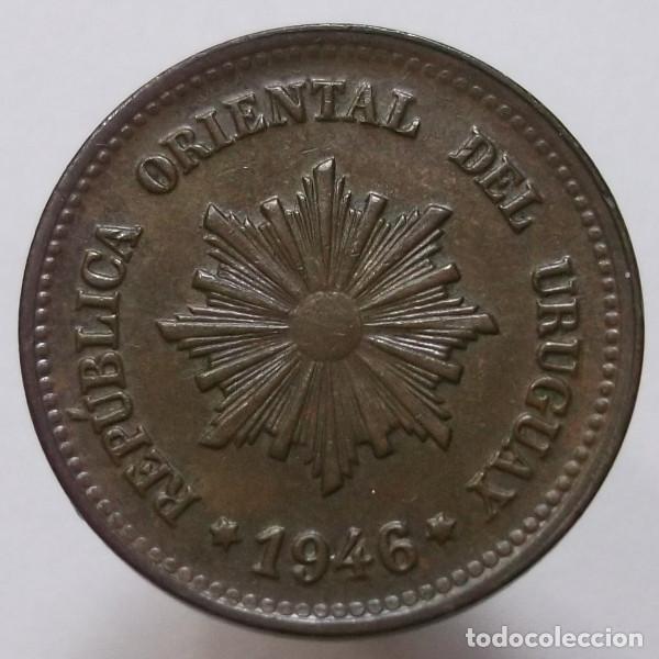 Monedas antiguas de Am&eacute;rica: 2 Centesimos 1946 (Uruguay) - Foto 2