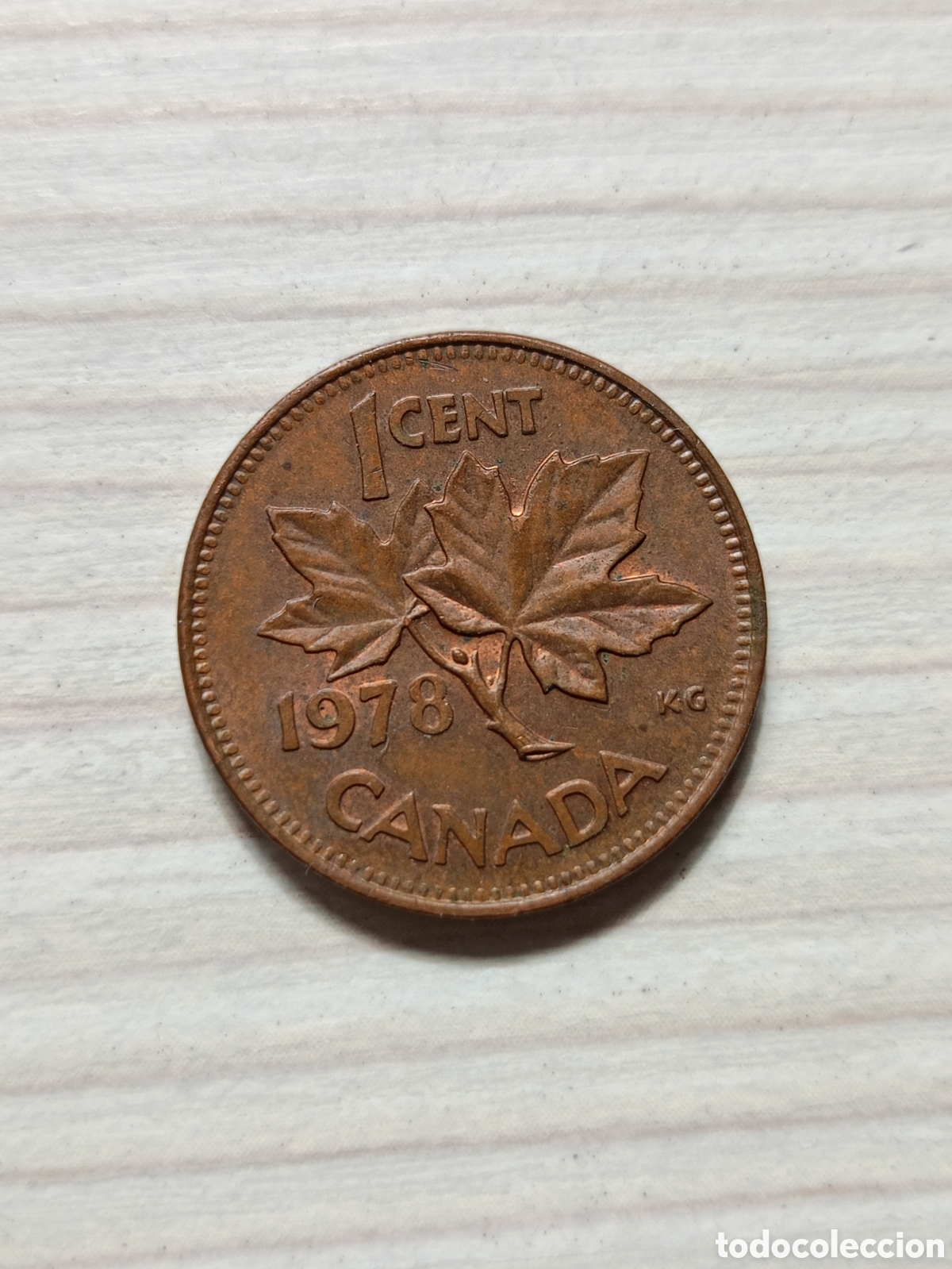 Monedas antiguas de Am&eacute;rica: Moneda 1 c&eacute;ntimo de Canad&aacute; 1978 - Foto 1