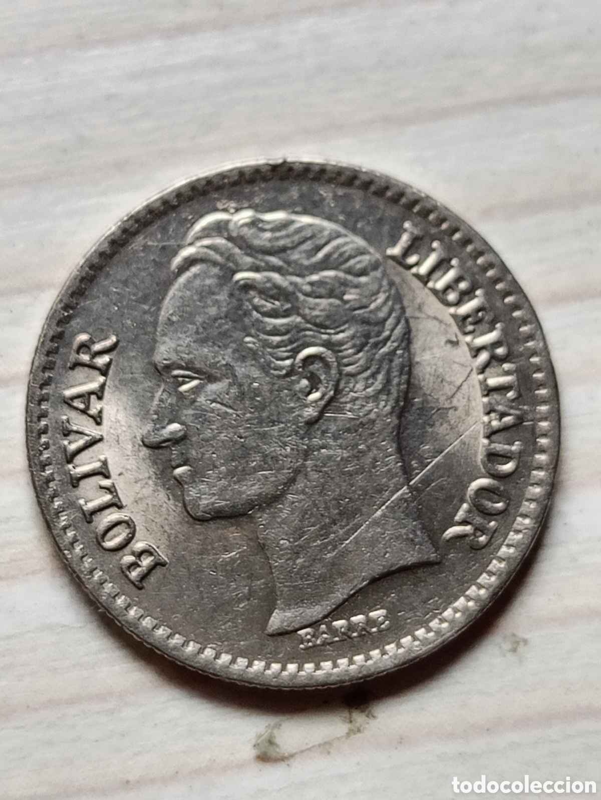Monedas antiguas de Am&eacute;rica: Moneda 25 centimos Venezuela 1978 - Foto 2