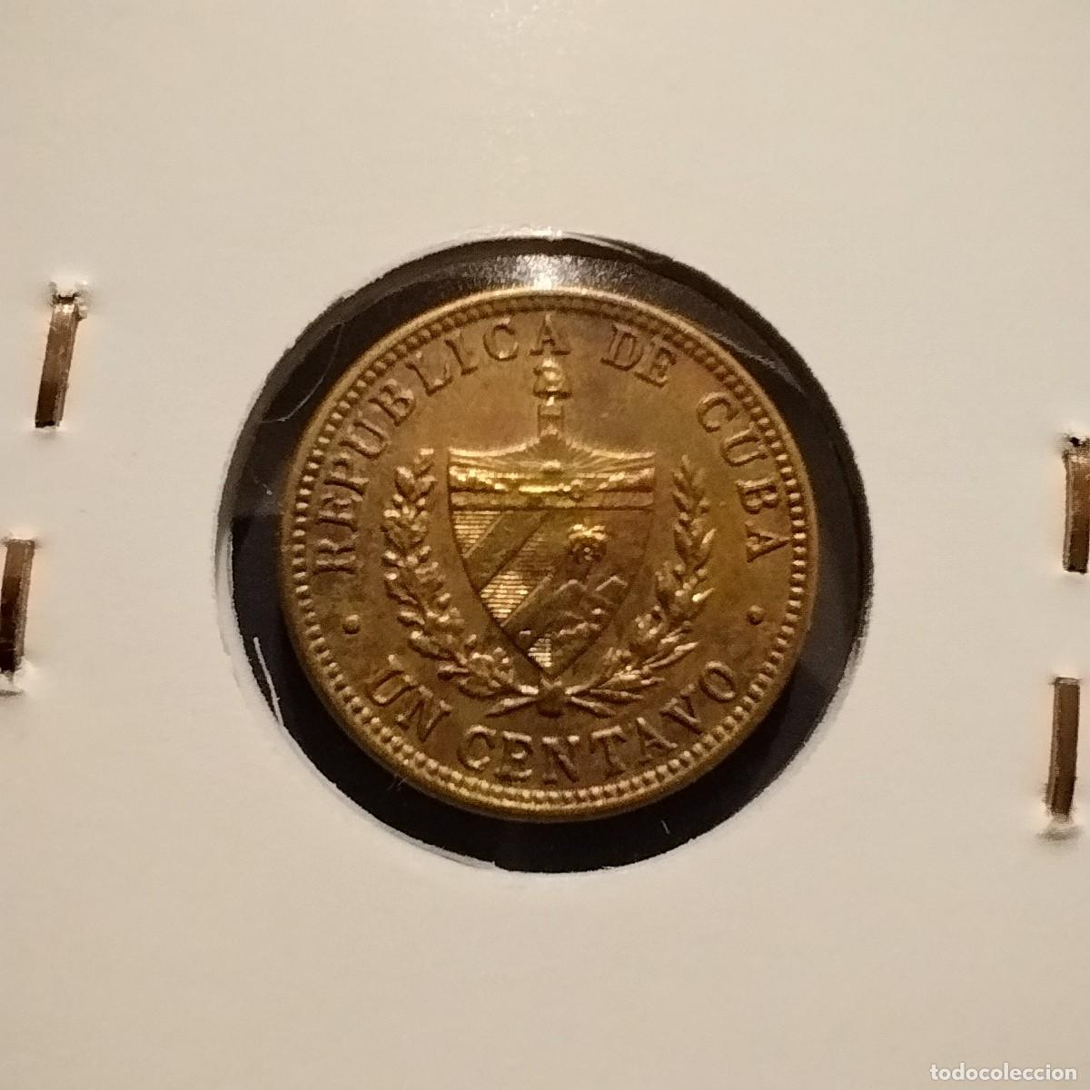 Monedas antiguas de Am&eacute;rica: Moneda 1 centavo, Cuba 1943 - Foto 2