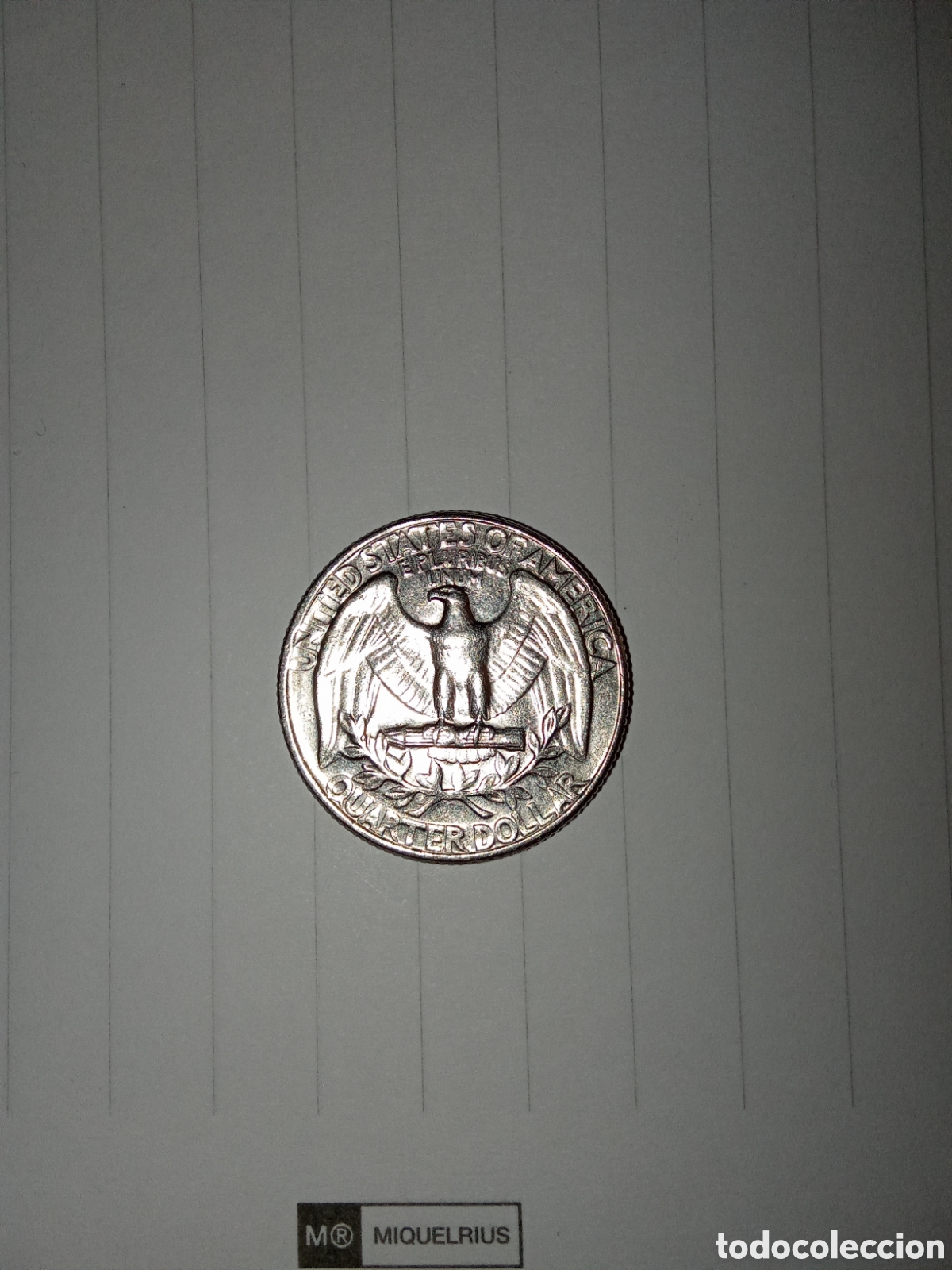 Monedas antiguas de Am&eacute;rica: MONEDA DE QUARTER DE DOLLAR - Foto 4