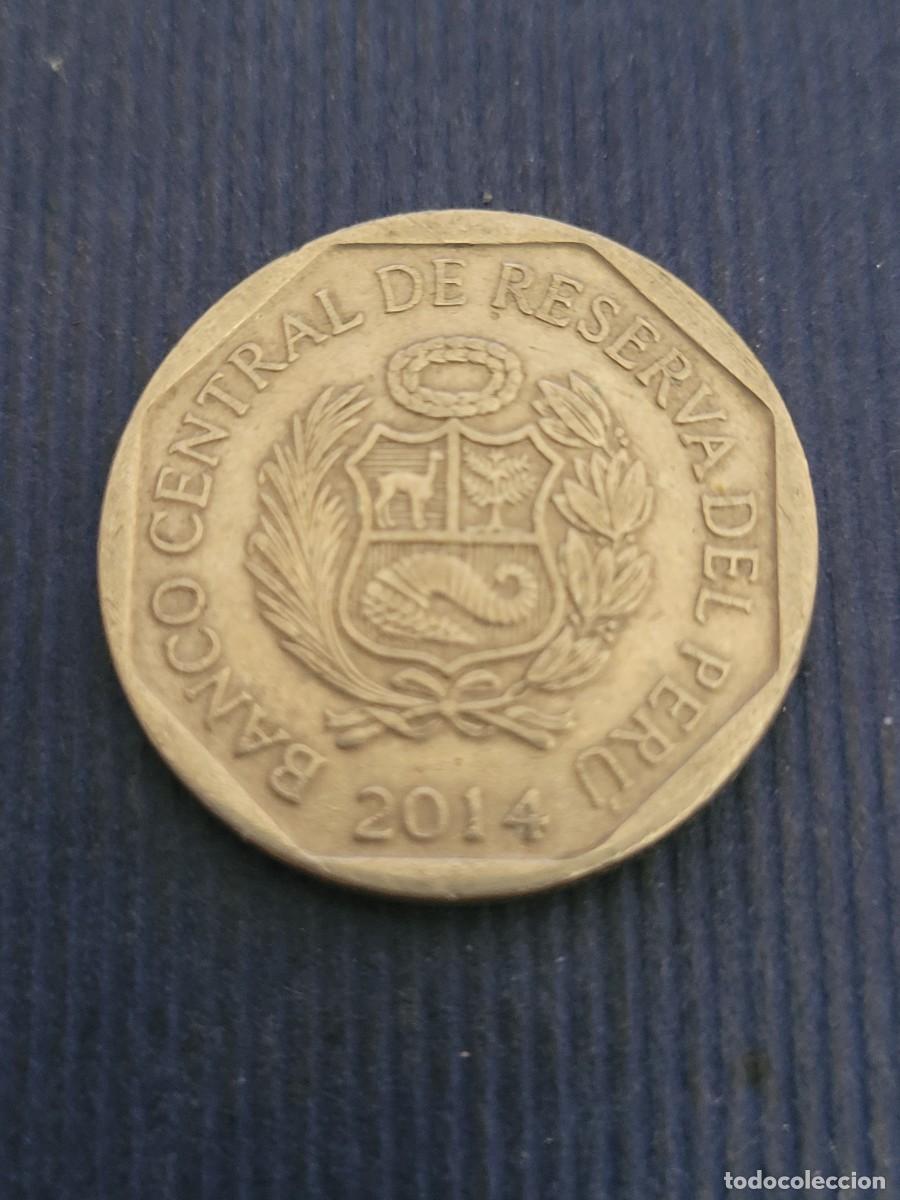 Monedas antiguas de Am&eacute;rica: Moneda 1 nuevo sol 2014 Per&uacute; - Foto 1