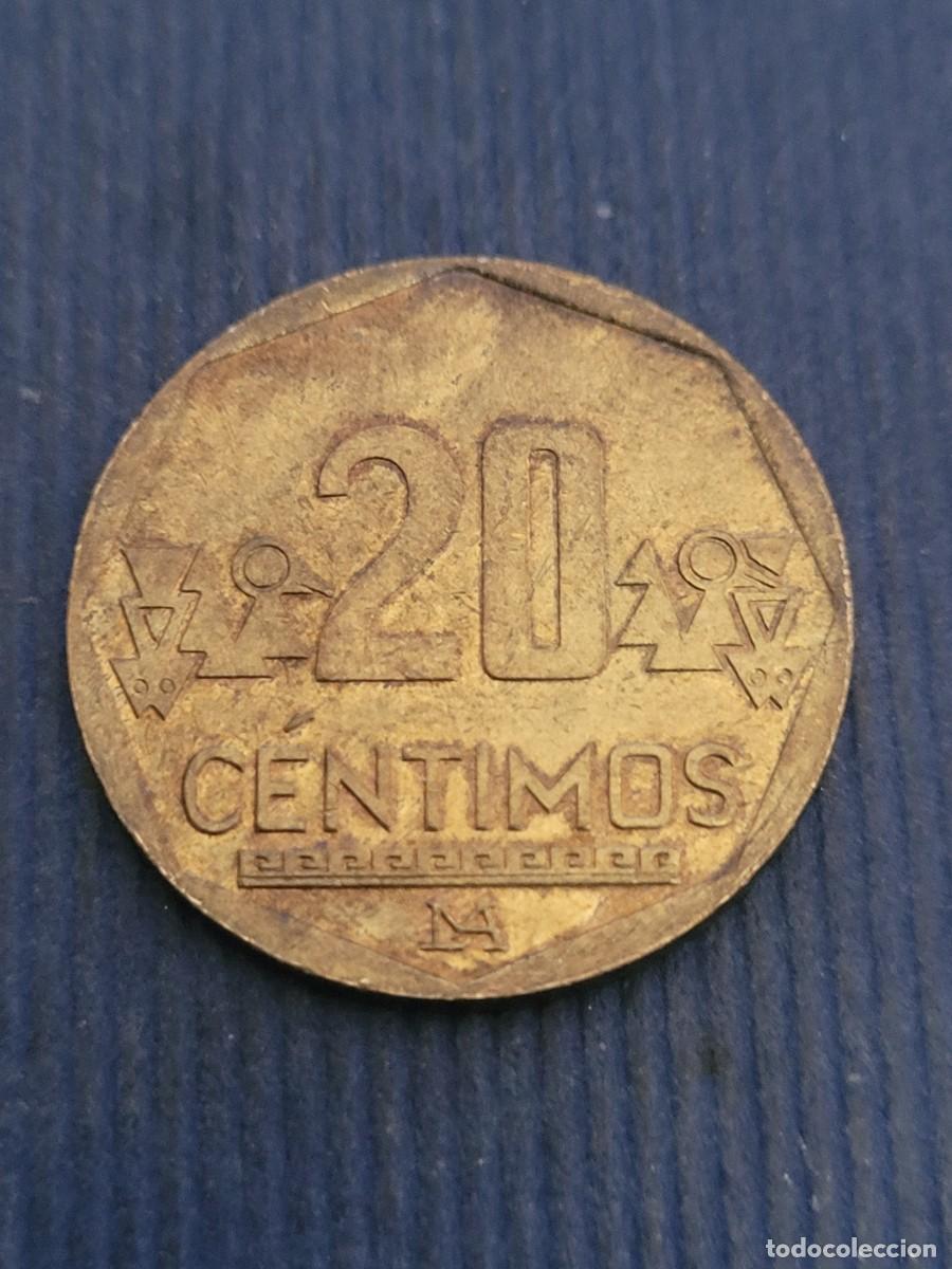 Monedas antiguas de Am&eacute;rica: Moneda 20 c&eacute;ntimos 2016 Per&uacute; - Foto 2