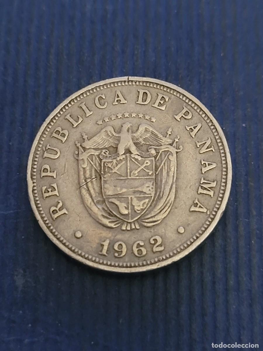 Monedas antiguas de Am&eacute;rica: Moneda 5 cent&eacute;simos 1962 Panam&aacute; - Foto 1