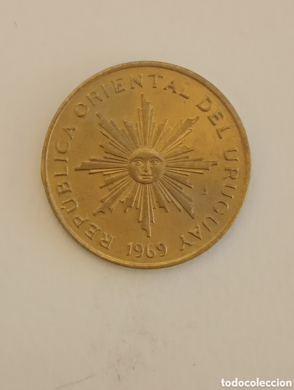Old Coins of America: URUGUAY 5 PESOS 1969 S/C