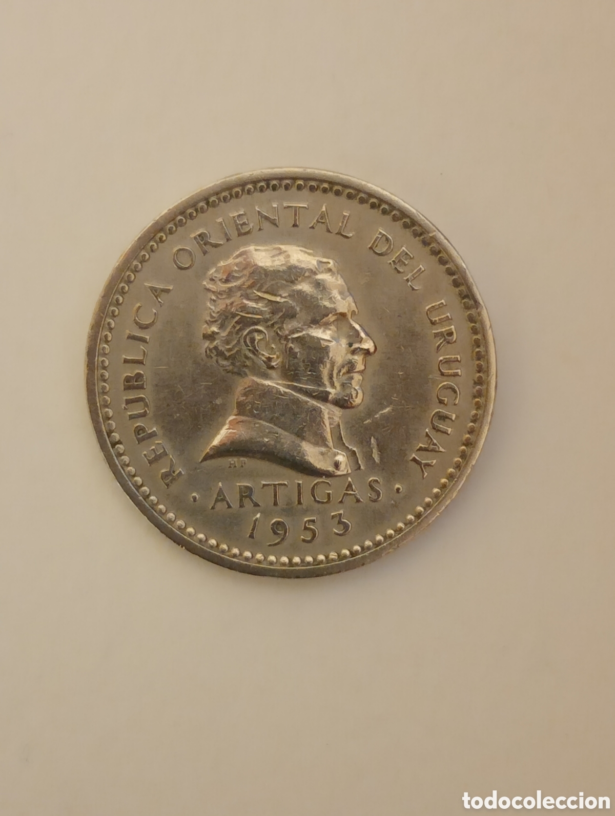 Monedas antiguas de Am&eacute;rica: URUGUAY 5 C&Eacute;NTIMOS 1953 - Foto 1