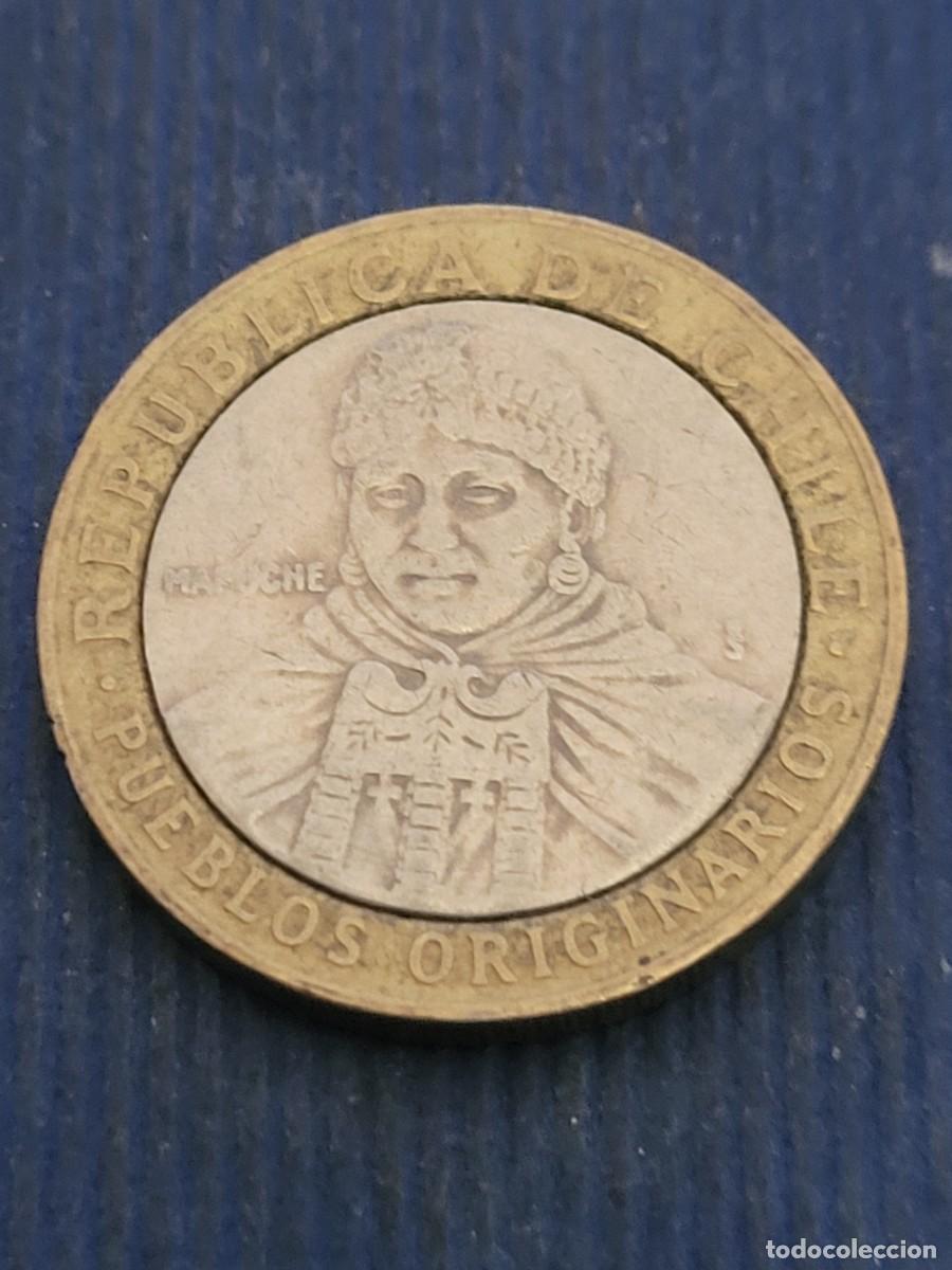 Monedas antiguas de Am&eacute;rica: Moneda 100 pesos 2005 Chile - Foto 1